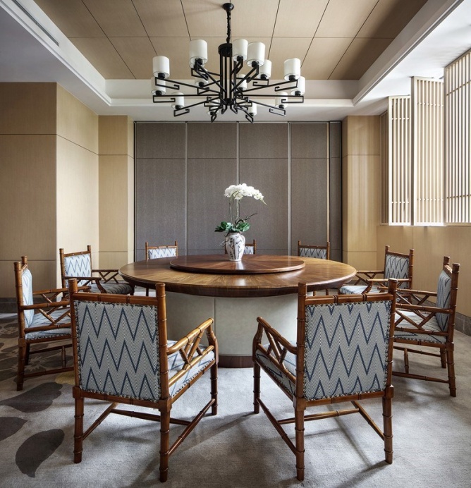 简约茶楼会所装修设计效果图