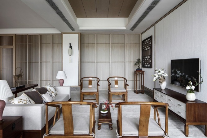 简约茶楼会所装修设计效果图