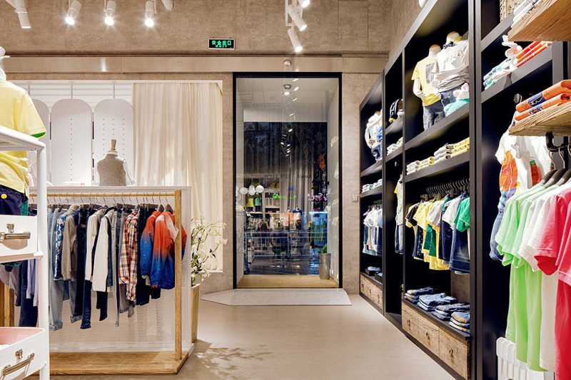童装店店内布置效果图