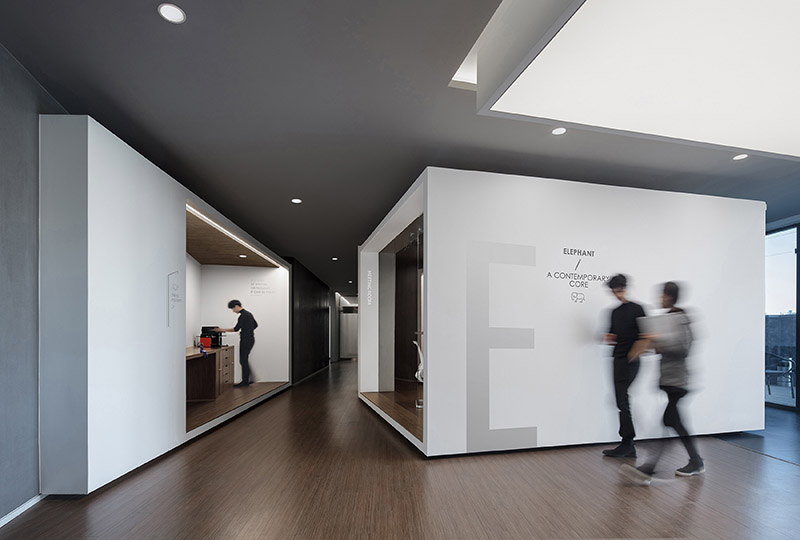 极简主义办公室装修效果图