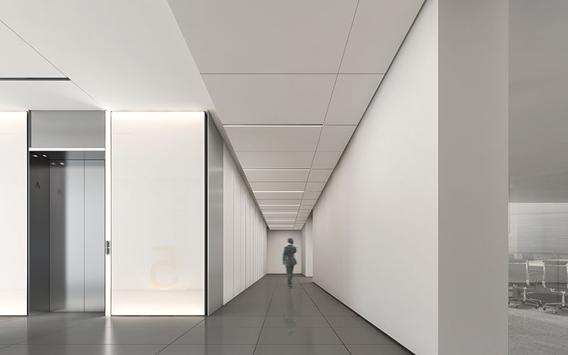 极简主义办公室装修效果图